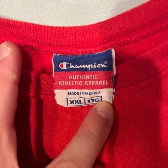 Y2k champion spell out crew‎ neck - Picture 3 of 5